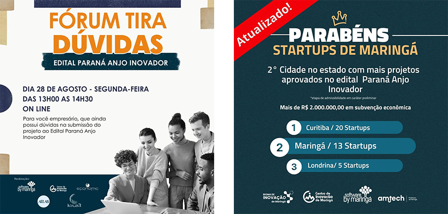 Paraná Anjo Inovador: Número de Startups Aprovadas Salta de 7 para 13